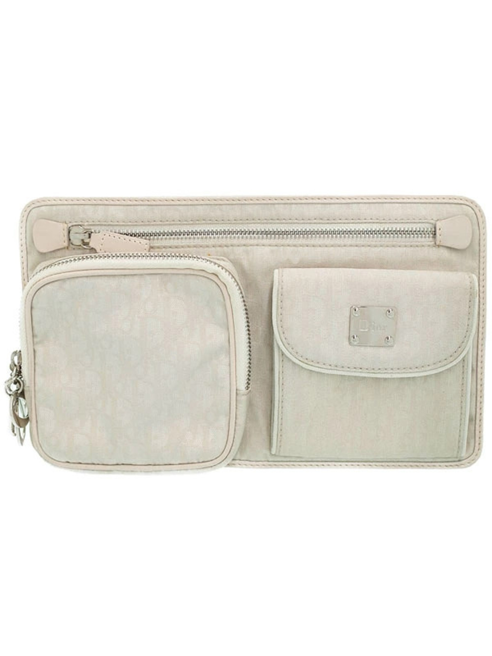 Christian Dior Trotter Waist Pouch Clutch Body Bag